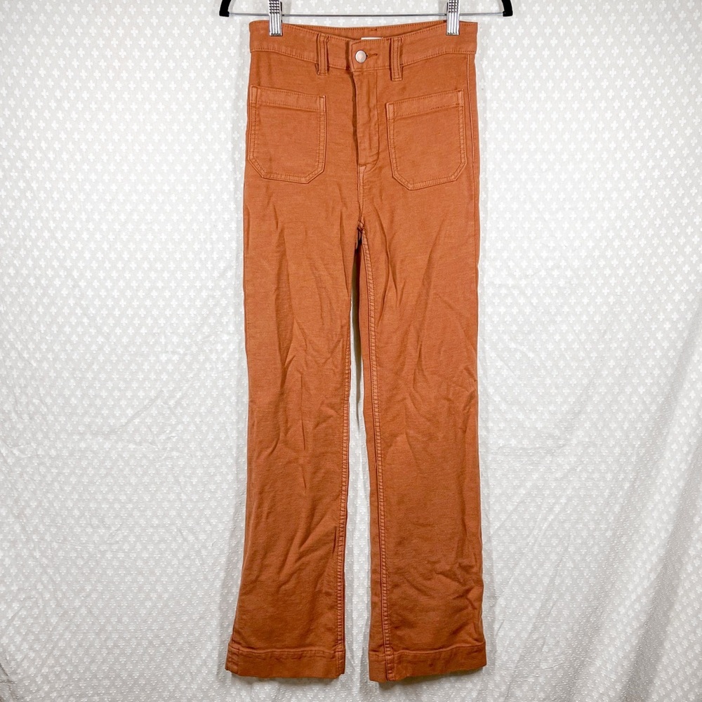 Faherty Burnt‎ Orange Stretch Terry Patch Pocket … - image 2